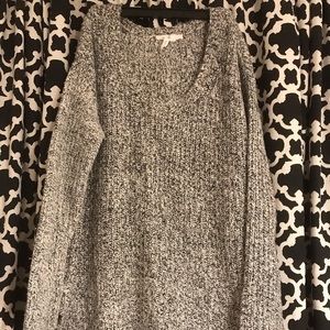 BCBG Light Gray Chunky Sweater for SALE!